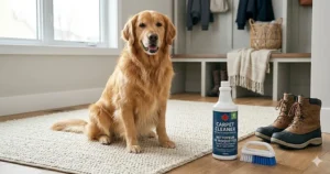 Environmentally friendly carpet cleaner for salt stains, ideal for eco-conscious Canadian homeowners.
