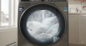 Steam washer technology removing allergens from linens and bedding
