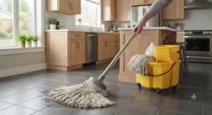 Durable commercial-grade string mops for kitchen floors handling heavy daily use.