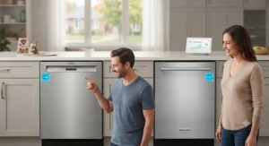 Energy Star certified Bosch and KitchenAid dishwashers helping Canadian homeowners save on utility bills.